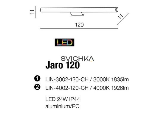 Подсветка для зеркал AZzardo JARO 120 AZ2094