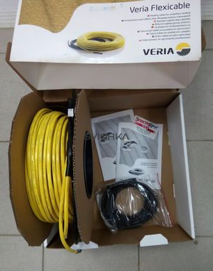Тепла підлога Veria Flexicable 20 двожильний нагрівальний кабель, 1,2 кв.м, 197 Вт