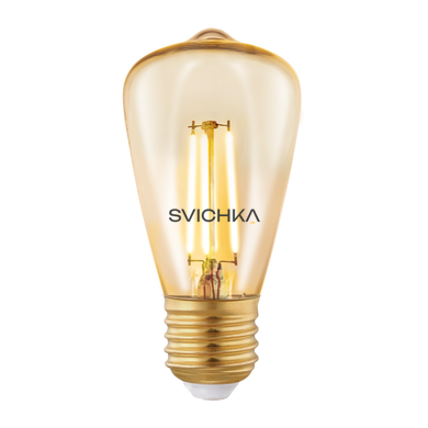 Лампа Eglo янтар філаментна LM LED E27 (DECO ITEMS) ST48 2200K 11553