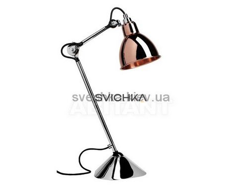 Настільна лампа Lampe Gras 205-Ch-Cop, Білий, Білий