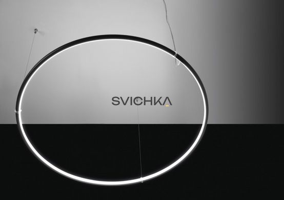 Підвісний світильник Egoluce LANCIA TONDA, Ø 100 cm, Black, Чорний, Чорний, Чорний