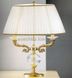 Настільна лампа Nervilamp 575/2C, Золотий, Золото