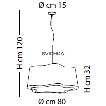 Підвісний світильник Sillux L'AVANA 504 SP8504
