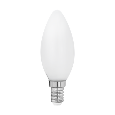 Лампа Eglo филаментная "Милки" опал. стекло LM LED E14 C35 2700K 11602
