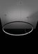 Підвісний світильник Egoluce LANCIA TONDA, Ø 150 cm, Black, Чорний, Чорний, Чорний