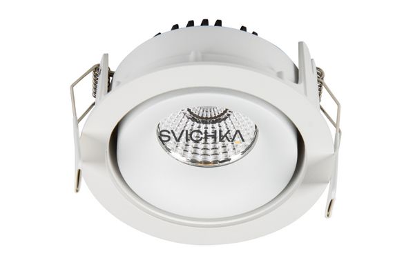 Врізний точковий світильник LED 4000К DA-6490BR-NW, Білий, Білий
