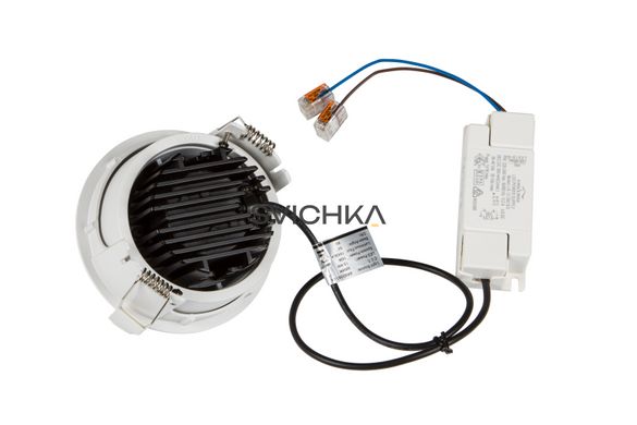 Врізний точковий світильник LED 4000К DA-6490BR-NW, Білий, Білий