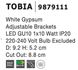 Врізний точковий світильник Nova Luce TOBIA 52 White