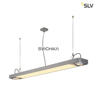 Підвісний світильник SLV Aixlight 159144, сірий, Сірий, Сріблястий, Сріблястий