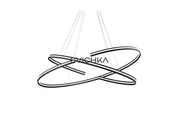 Підвісний світильник AZzardo Alessia XL AZ3356 DIMM, Чорний, Білий