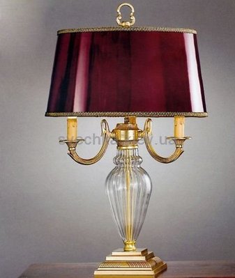 Настільна лампа Nervilamp 530/3C, Золотий, Золото