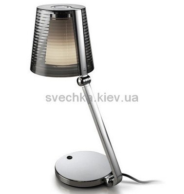 Настільна лампа Leds-C4 Emy 10-4409-21-12, Никель;Серый, Нікель, Сірий