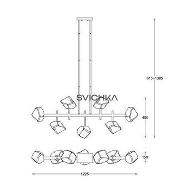 Подвесной светильник Zuma-line ROCK PENDANT 7