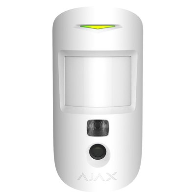 Датчик движения с поддержкой фотофиксации Ajax MotionCam белый.