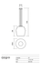 Підвісний світильник REDO 01-1141 MAGMA, Белый;Хром