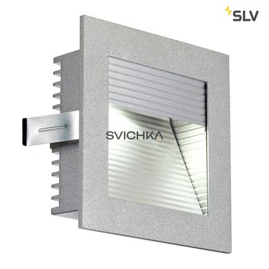 FRAME CURVE LED recessed light, square, silver-grey, white LED, сірий, Сірий, Сріблястий, Сріблястий