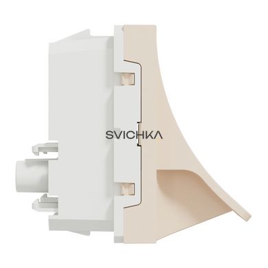 Виведення кабелю 16А 2 модуля Schneider Electric Unica New, Бежевий, Бежевий