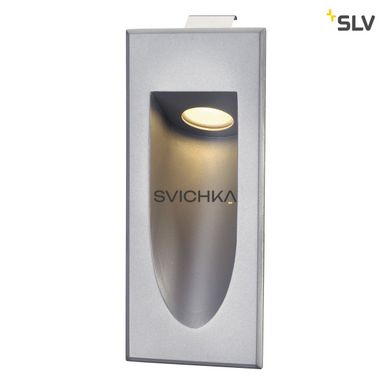 LED DOWNUNDER MINI recessed wall light, silver-grey, 1W, 3000K