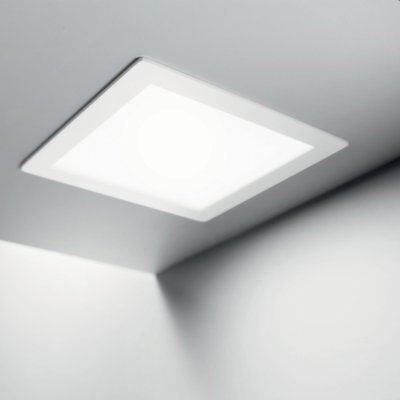 Ideal Lux GROOVE 10W SQUARE 3000K - WHITE 123981