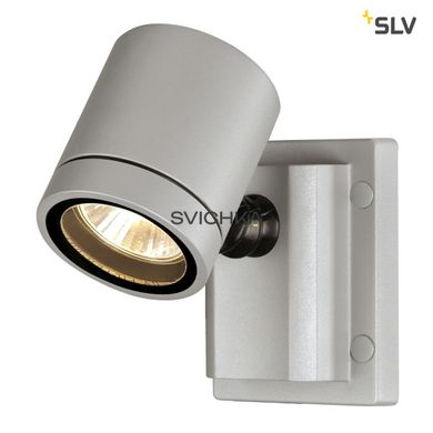 Вуличний світильник SLV NEW MYRA WALL 233104, сірий, Сірий, Сріблястий, Сріблястий
