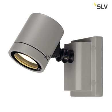 Вуличний світильник SLV NEW MYRA WALL 233104, сірий, Сірий, Сріблястий, Сріблястий
