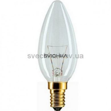 Лампа накаливания свеча Philips E14 40W CL 11633
