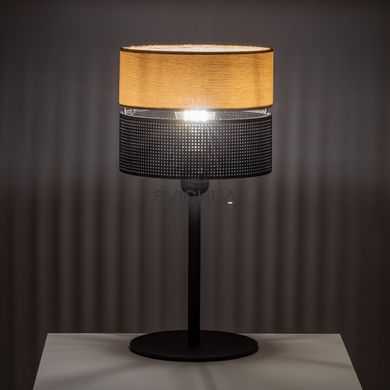Настольная лампа TK-Lighting NICOL, Black/Beige