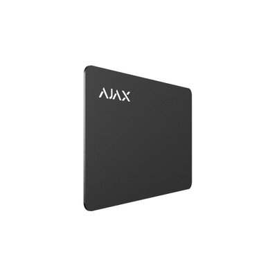 Ajax Pass черный (10pcs) Бесконтактная карта управления охраной