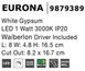Подсветка Nova luce Eurona 3000K White