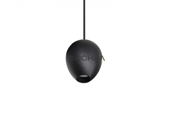Підвісний світильник AZzardo Ovum 1 AZ3096 pendant downlight, Чорний, Чорний
