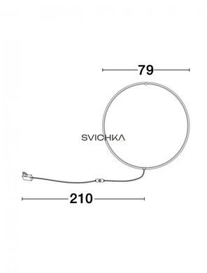 Настінний світильник Nova luce RING Black