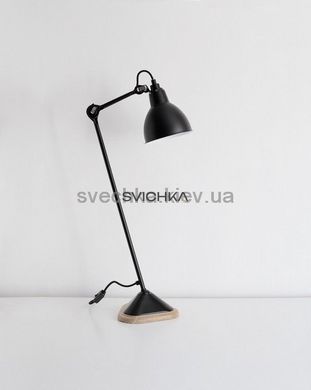 Настільна лампа Lampe Gras 206-Bl-Sat, Чорний, Чорний