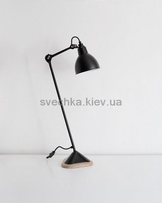 Настільна лампа Lampe Gras 206-Bl-Sat, Чорний, Чорний