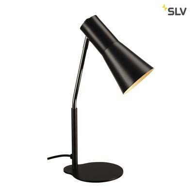Настільна лампа SLV Phelia 146000, Чорний, Чорний, Чорний, Золотий, Чорний