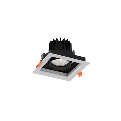 Врезной точечный светильник Nowodvorski CL DIA LED 18W 3000K, White/Black