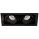 Точковий світильник Arkos Light TWIST DOUBLE A2042222NT, Чорний, Чорний