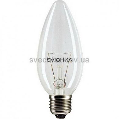 Лампа накаливания свеча Philips E27 40W CL 56696