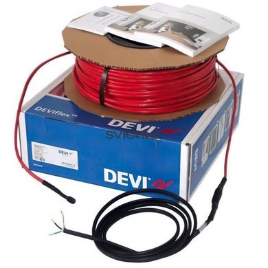 Теплый пол DEVI Flex двухжильный нагревательный кабель 18T
