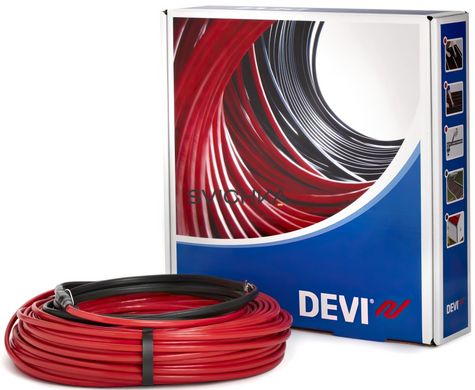Тепла підлога DEVI Flex двожильний нагрівальний кабель 18T, 0,9 кв.м, 130 Вт, 7,3 м