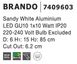 Врезной точечный светильник Nova Luce BRANDO 85 White