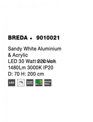 Підвісний світильник Nova luce BREDA, White