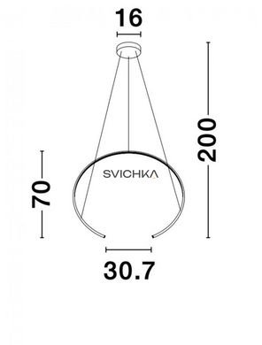 Підвісний світильник Nova luce BREDA, White