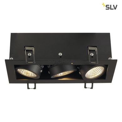 Світильник SLV KADUX 3 LED SET, 115720, Чорний, Чорний, Чорний, Чорний