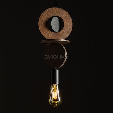 Подвесной светильник Nowodvorski Drops Wood C, Black/Brown