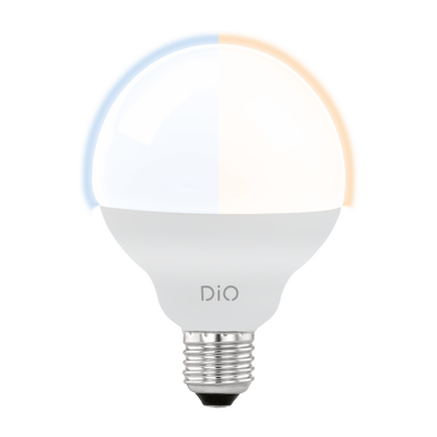 Світлодіодна лампа CCT із зміною температури кольору Eglo LM_LED_E27 11809, Білий, Білий