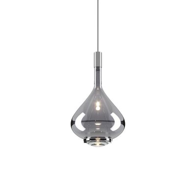 Підвісний світильник (LODES) Studio Italia Design SKY-FALL medium, Вишневий, Хром