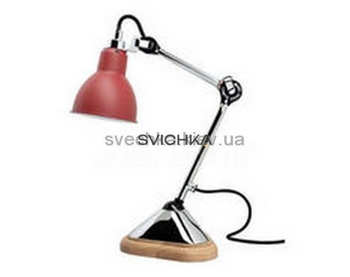 Настільна лампа Lampe Gras 207-Ch-Red-Round, Білий, Білий