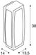 Вуличний світильник SLV MERIDIAN BOX 2 230655, антрацит, Антрацит, Антрацит, Антрацит, Прозорий