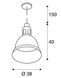 Подвесной светильник SLV PARA 165359