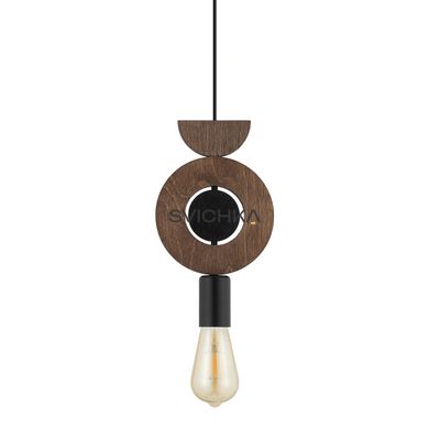 Подвесной светильник Nowodvorski Drops Wood D, Black/Brown